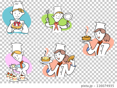 糕點師插圖集 116074935