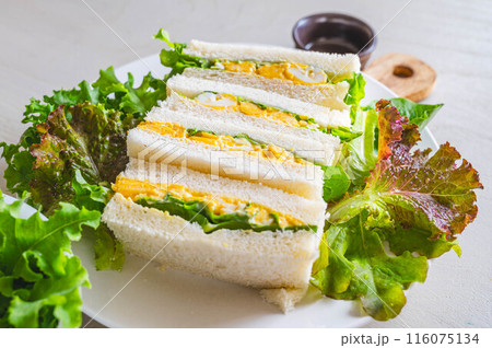 手作りタマゴサンド 116075134