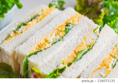 手作りタマゴサンド 116075135