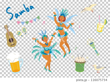 Samba - Illustrations for summer events 116075734