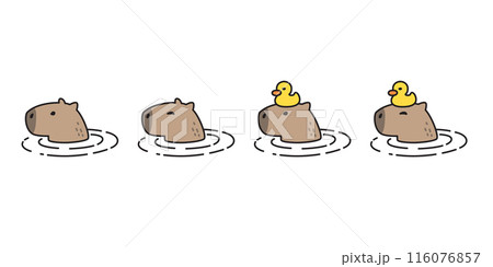 capybara icon vector shower duck rubber pet cartoon character logo symbol illustration isolated clip art design capybara icon vector shower duck rubber pet cartoon character logo symbol illustration isolated clip art design 116076857