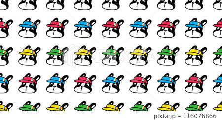 cat seamless pattern kitten sport golf cap calico neko vector pet cartoon doodle tile background gift wrapping paper repeat wallpaper scarf isolated illustration design 116076866