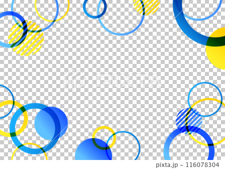 Circle pop pattern background 116078304