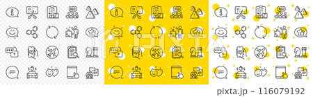 Outline Inventory checklist, Car charging and Text message line icons pack for web with Search analysis, Star, Strategy line icon. Bankrupt, Attention, Floor plan pictogram icon. Vector Outline Inventory checklist, Car charging and Text message line icons pack for web with Search analysis, Star, Strategy line icon. Bankrupt, Attention, Floor plan pictogram icon. Vector 116079192
