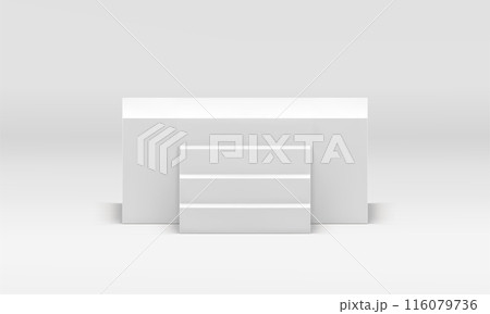 Pedestal 3d white foundation with stairs competition construction upstairs climbing vector Pedestal 3d white foundation with stairs competition construction upstairs climbing vector 116079736