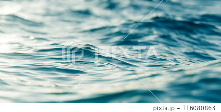 A closeup view of blue ocean waves, ocean, sea, nature background A closeup view of blue ocean waves, ocean, sea, nature background 116080863