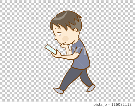 Walking smartphone Walking smartphone 116081112