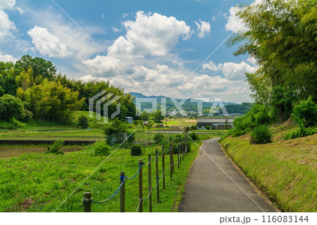 橿原神宮前から万葉の森への道 橿原市南浦町 天香具山東の麓から橘寺と甘樫丘 2024年6月3日 116083144