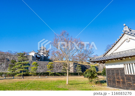 城山公園二の丸から望む白河小峰城三重櫓　白河小峰城跡 116083270
