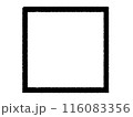 手書き四角 116083356