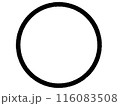 手書き丸 116083508