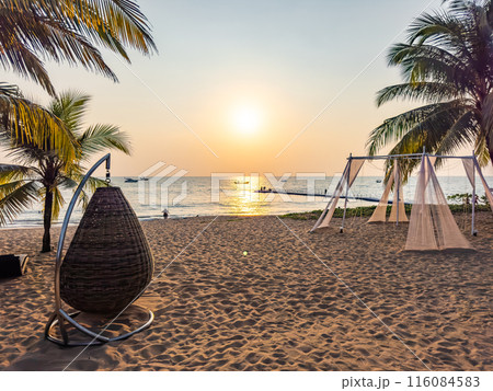View of Khao Lak beach resort in Phang Nga, thailand 116084583