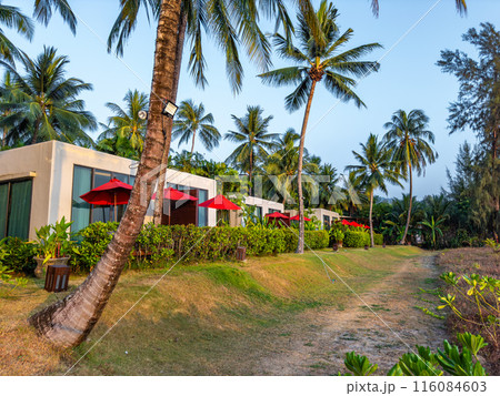 View of Khao Lak beach resort in Phang Nga, thailand 116084603