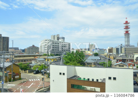 JR東日本越後線の越後赤塚駅から新潟駅までの車窓風景(2022年夏) 116084786