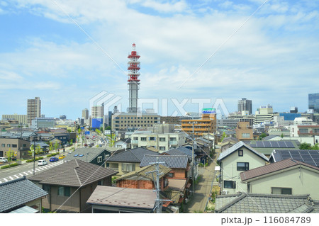 JR東日本越後線の越後赤塚駅から新潟駅までの車窓風景(2022年夏) 116084789