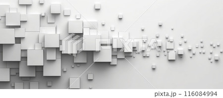 White background with geometric shapes. White minimalistic website wallpaper. Modern clean simple elegant design banner with copy space White background with geometric shapes. White minimalistic website wallpaper. Modern clean simple elegant design banner with copy space 116084994