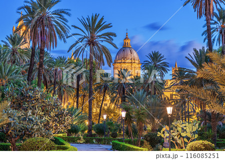 Palermo, Italy at Villa Bonnano Public Gardens 116085251