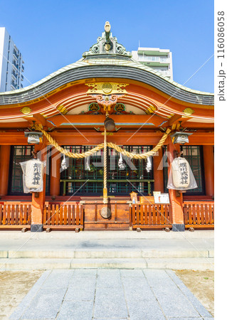 大阪市北区西天満 堀川戎神社(堀川のえべっさん) 拝殿 商売繫盛 大阪市北区西天満 堀川戎神社(堀川のえべっさん) 拝殿 商売繫盛 116086058