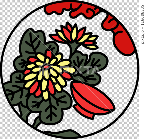 彩色圓形簡約花紮長月菊花杯九月菊花和杯 彩色圓形簡約花紮長月菊花杯九月菊花和杯 116086535