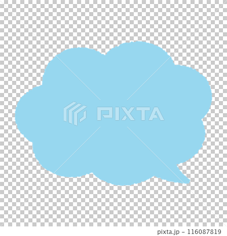 使いやすいシンプルなふきだし、ベクターイラスト 使いやすいシンプルなふきだし、ベクターイラスト 116087819
