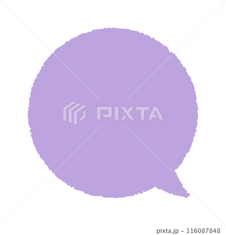 使いやすいシンプルなふきだし、ベクターイラスト 使いやすいシンプルなふきだし、ベクターイラスト 116087848