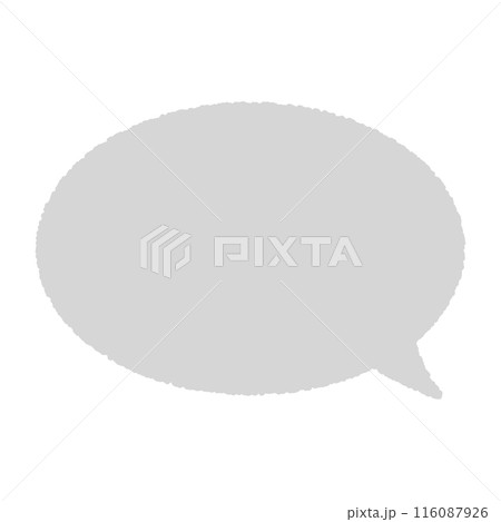 使いやすいシンプルなふきだし、ベクターイラスト 116087926