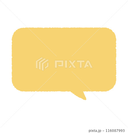 使いやすいシンプルなふきだし、ベクターイラスト 116087993