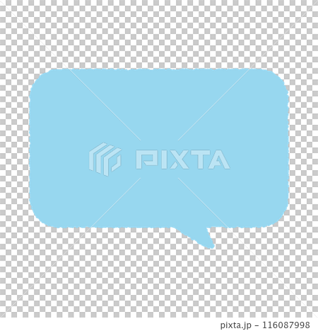 使いやすいシンプルなふきだし、ベクターイラスト 116087998