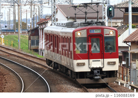 ［E］近鉄名古屋線1430系電車（各停：近鉄名古屋⇔津新町） 116088169