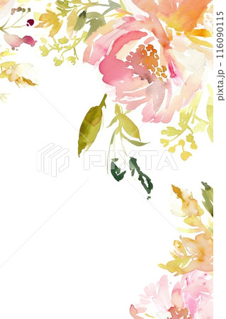 Soft watercolor blooms creating an elegant corner arrangement Soft watercolor blooms creating an elegant corner arrangement 116090115