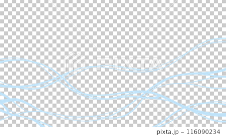 波と水流をイメージした背景素材_16:9 116090234