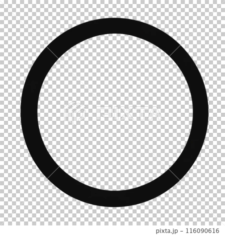 Black circle - Stock Illustration [116090616] - PIXTA