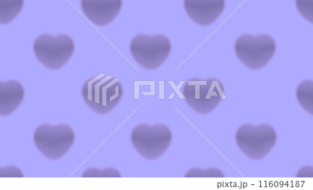 ふわふわフェルトみたいなハートが可愛いイラストリピート柄 116094187