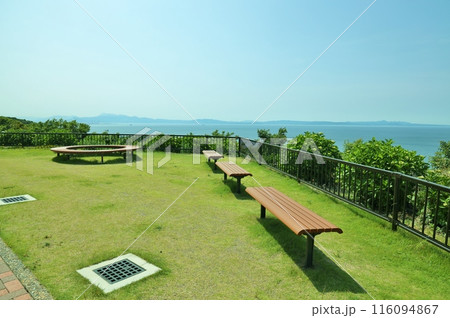 関崎みらい海星館から臨む別府湾 関崎みらい海星館から臨む別府湾 116094867
