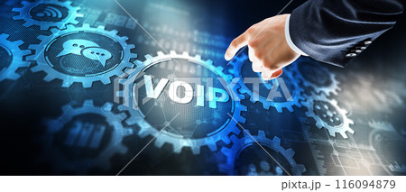VoIP Voice over IP Telecommunication concept. Concept of voip telecommunication VoIP Voice over IP Telecommunication concept. Concept of voip telecommunication 116094879