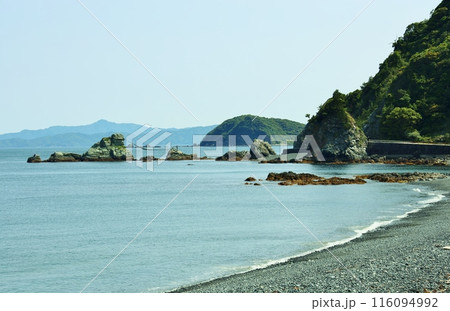 佐賀関の黒ヶ浜の景色 佐賀関の黒ヶ浜の景色 116094992