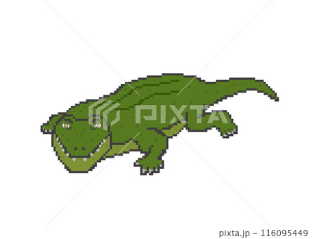 ワニ_ドット絵 116095449