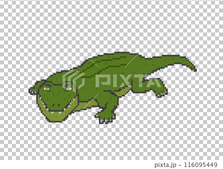 ワニ_ドット絵 116095449