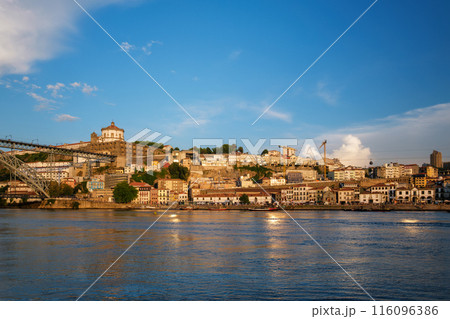 View of Vila Nova de Gaia city, Porto, Portugal 116096386