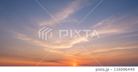 Sunset sky background 116096449