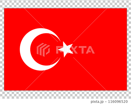 世界の国旗　トルコ 116096520