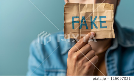 フェイク映像に対する怒り - 偽情報への反発 フェイク映像に対する怒り - 偽情報への反発 116097021
