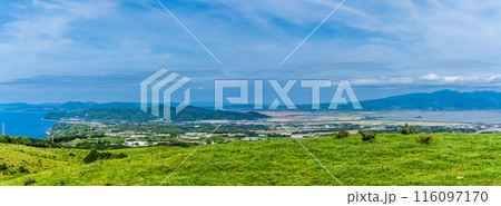 新緑の牧場の里あづま　パノラマ【長崎県雲仙市】 116097170