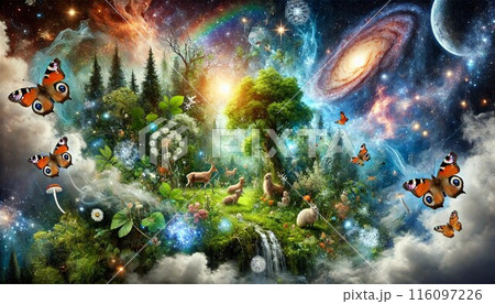 宇宙と地球と生命の創造 116097226
