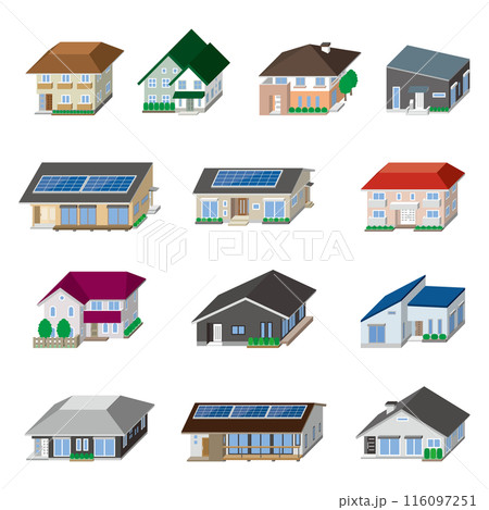 家の立体ベクターイラスト. 116097251