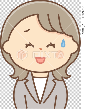 苦笑的西裝女人 苦笑的西裝女人 116097338