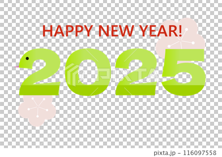 2025蛇年賀年片材料 116097558