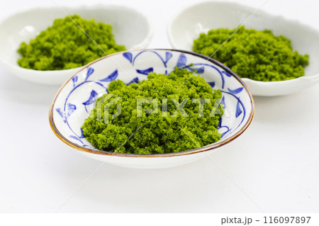 Wolffia globosa or swamp algae, water meal 116097897