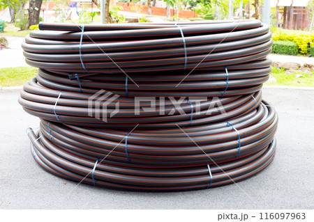 HDPE pipe for water supply or electrical conduit 116097963