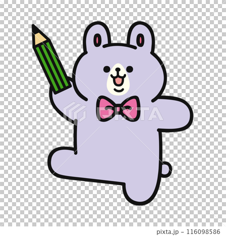 Rabbit with a pencil Rabbit with a pencil 116098586
